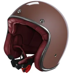 Casco Moto Custom Jet QUARTZ Solid Champagna Perla taglia XL