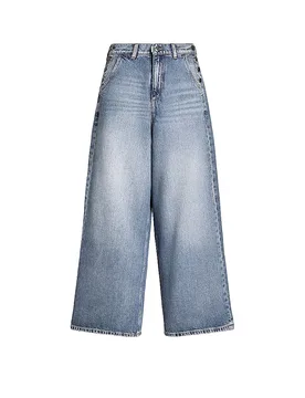 Jeans Wide Leg 22_OVER THE TOP bleu 28/L32 - Pnts - FashionsVida