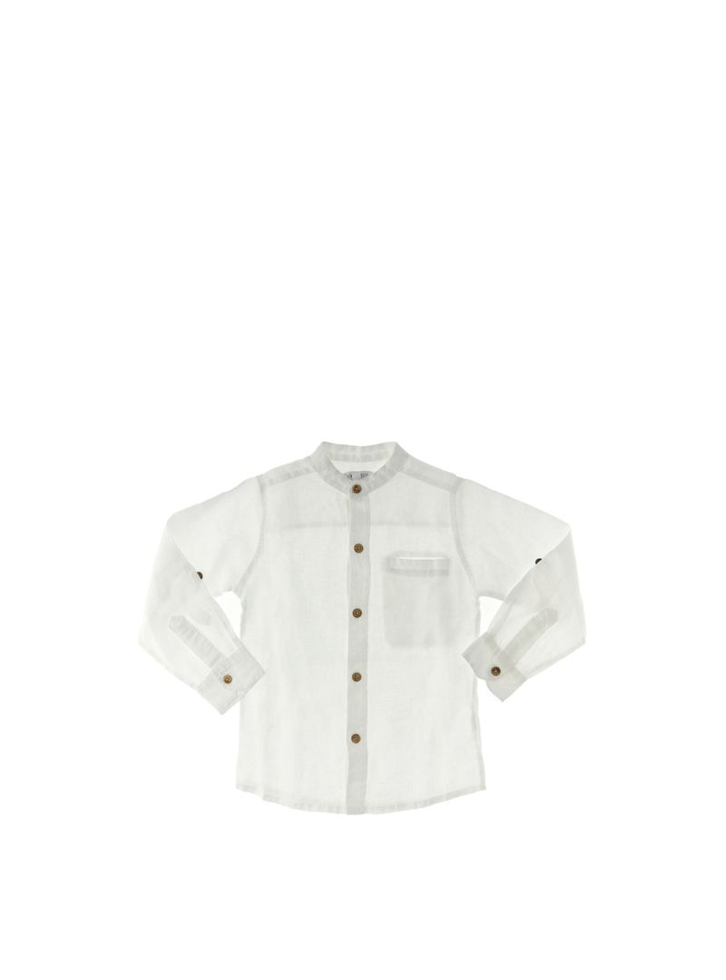 Camicia alla coreana BIANCO 6