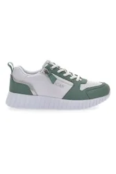Sneakers Bianche e Verdi con Lacci D44ADO12 36