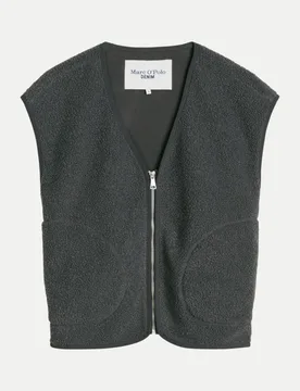 Marc O' Polo Teddy-Weste Schwarz XS - Marc O'Polo - FashionsVida