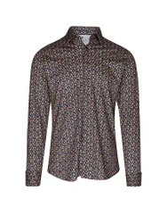 Jerseyhemd Slim Fit braun XL herren