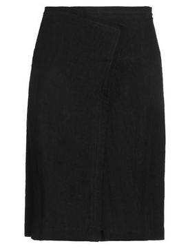 Falda midi Mujer Negro 38 Mujer