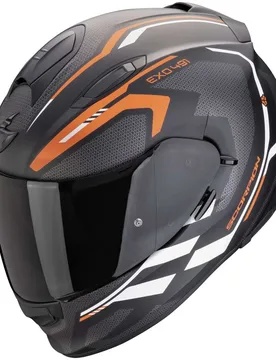 Casco Moto Integrale EXO 491 KRIPTA Nero Arancia Bi taglia XL - Scorpion - FashionsVida