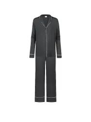Pyjama PURE CHIC thunder grey grau S damen