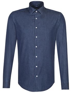 SEIDENSTICKER Camisa azul denim