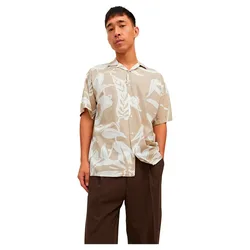 Camicia A Maniche Corte Blatropic Resort White Pepper / Print3 XS