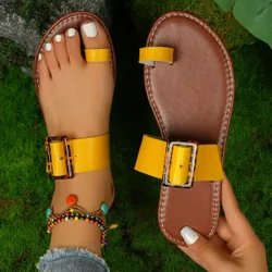 Pantuflas planas con estampado de leopardo retro para mujer