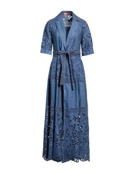 Maxi-Kleid Damen Blau 32,34 Damen