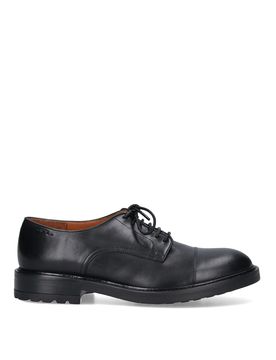 Scarpe Derby In Pelle