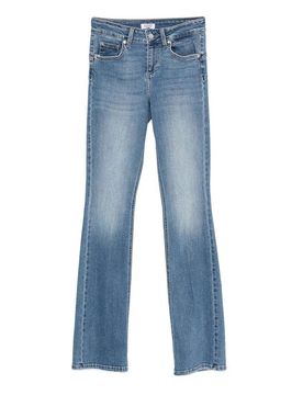 Jeans blu effetto lavato con tasche