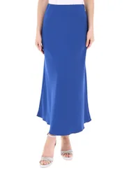 RINASCIMENTO Gonna in satin BLU XL