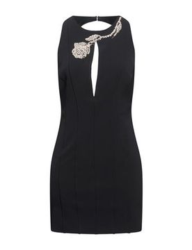Minivestido Mujer Negro 36 Mujer