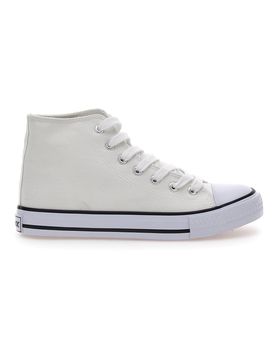 Sneakers Bianche in Tela W Max 5014 38