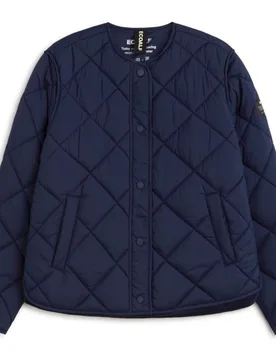 Cazadora de mujer acolchada con cierre de botones - Ecoalf - FashionsVida
