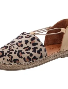 Espadrilles Sandaletten Leopard/kombi Slipper 390109-53-494** 38;39;40;41;42 Female - Gemini - FashionsVida