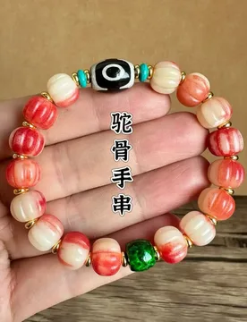 Tibetan Blood Material Cow Bone Returned Bone Strings Bracelet Single Circle Cultural Games Buddha Beads - Aliexpress - FashionsVida