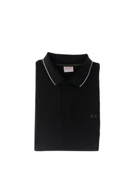 SUN68 Polo in piqué NERO XL - Sun68 - FashionsVida