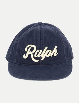 Polo Basecap mit Logo-Stick Blau