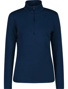 Sweat Damen Rollkragenpullover, blau D44