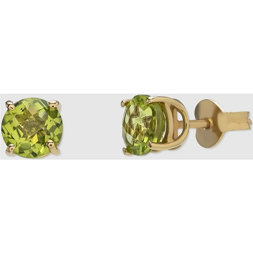 Pendientes Black & White de oro con peridoto - El Corte Inglés - FashionsVida