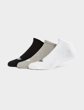 Trefoil Liner Socks 3 Pairs - Herren, White - male - Size: 37 - 39