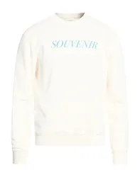 FORÉT Sweatshirt Herren Cremeweiß S Herren