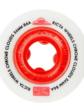 Roues De Skateboard Chrome Clouds Red 54 mm unisex - Ricta - FashionsVida