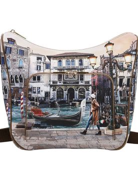 Borsa a tracolla donna hobo eco pelle tracolla regolabile tasca zip