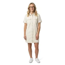 Robe Courte à Manches Courtes Jennie Ecru S