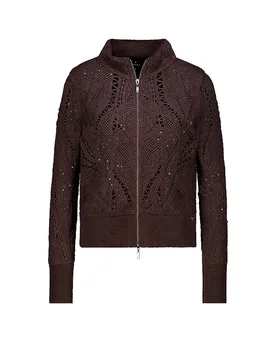 Monari Cárdigan marrón 46 - monari - FashionsVida