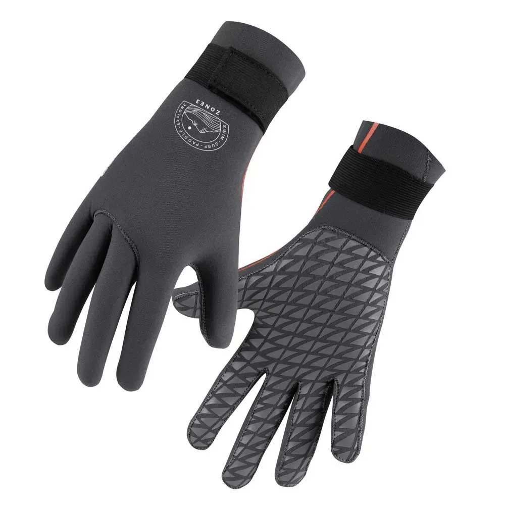 Active-flex Neoprene Gloves Grey / Orange S unisex - Zone3 - FashionsVida