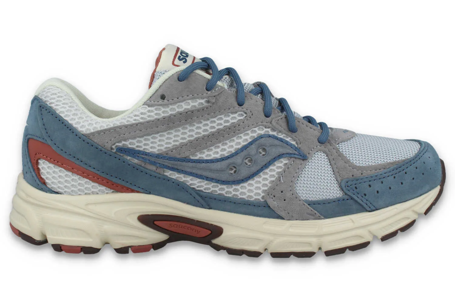 Ride Millennium - Designed in Venice - Sneaker - grau / blau - Unisex - Size: 44 - Saucony - FashionsVida