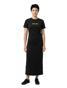 Robe à Manches Courtes Dot Group Black XS