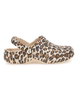 Ciabatte sabot leopardate con cinturino mobile 5 39