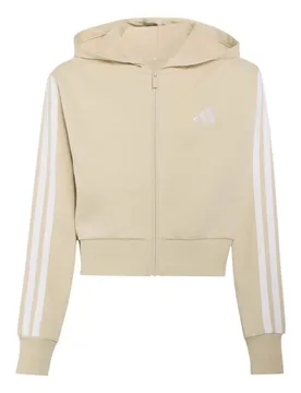 Sweat-shirt à Zip Essentials Crystal Linen / White 14-15 Années Fille - Adidas - FashionsVida