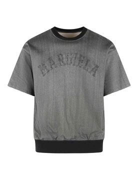 T-shirt in viscosa e cotone