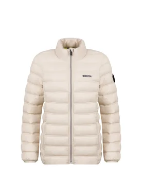 Weird Fish Travellia Lightweight Showerproof Padded Jacket Size 14 - offers all-offers offers womens-offers women women all-womens women coats-jackets - Egg Shell - FashionsVida