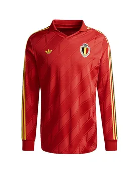 Maglia da calcio Belgio 1986 Home rosso M - Adidas - FashionsVida
