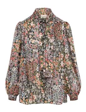 Camicia con stampa all-over