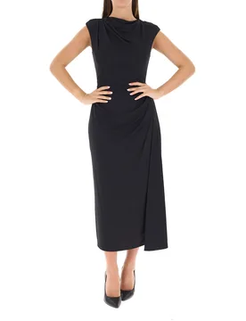 Abito con drappeggio LAUREN NERO 2 - Ralph Lauren - FashionsVida