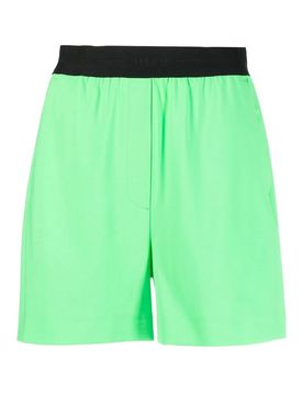 Shorts Msgm con logo in vita