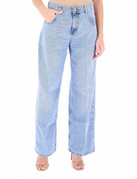 VICOLO Jeans in cotone AZZURRO L