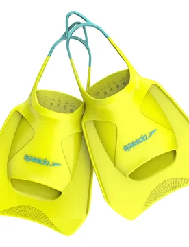 Biofuse Fitness Swimming Fins Hyper Yellow / Arctic Glass UK 11-13 unisex - Speedo - FashionsVida