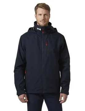 Crew Hooded Midlayer 2 Jacket Refurbished Navy M Men - Helly Hansen - FashionsVida
