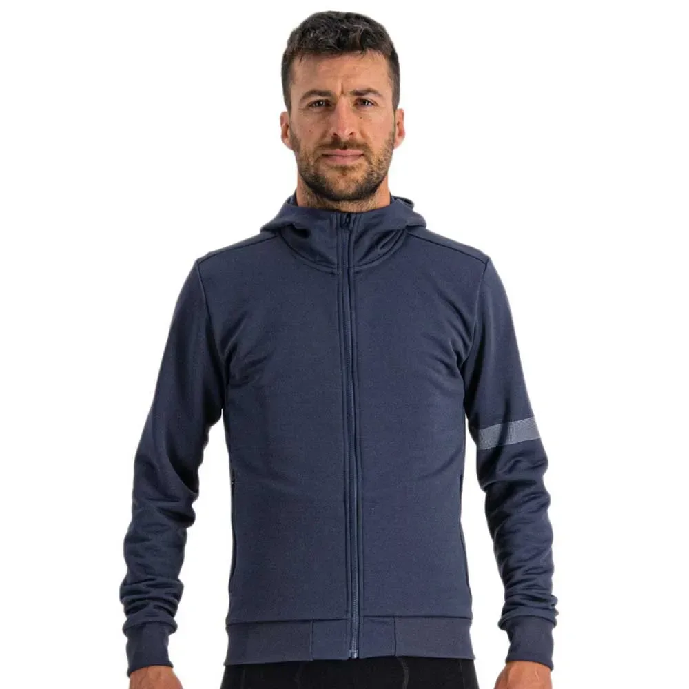 Felpa Con Cappuccio Giara Galaxy Blue - Sportful - FashionsVida