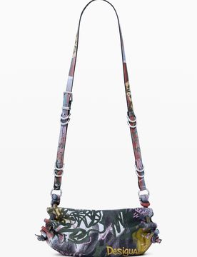 Bolso estampado arty, Mujer, Poliuretano, U