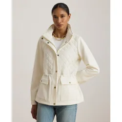 Chubasquero de mujer acolchada con capucha