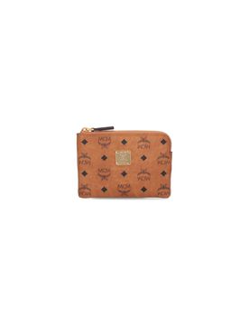Compact Cowhide-Trim Wallet for Women