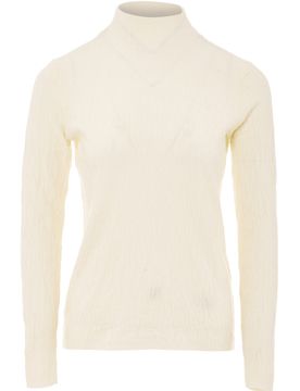 SANIKA Jersey blanco lana